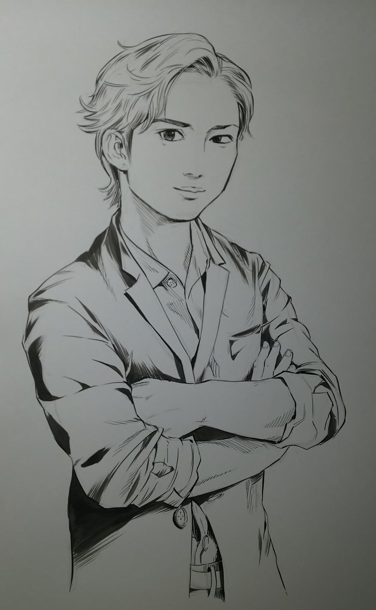 内藤伸二 堂本光一さん 漫画 Manga 絵描き イラスト好きさんと繋がりたい 絵描きさんと繋がりたい Art 内藤伸二 ペン Illustrate アナログイラスト