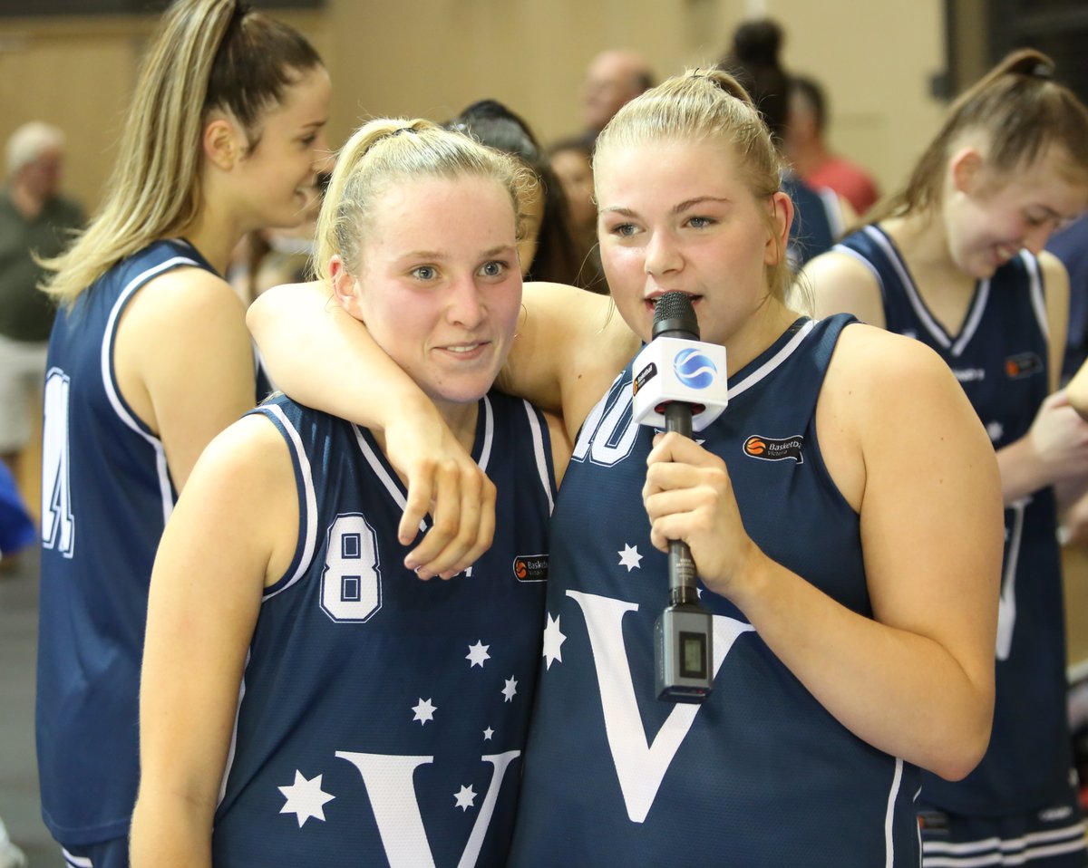 Basketball_Vic's tweet photo. This week's #ThrowbackThursday is courtesy of our Vic Metro U18 Women in 2019! The first - but certainly not last - champions' chat with our winning teams! Head to our Facebook to watch the video! https://t.co/QeGTtjrtbx https://t.co/qEo8DdcLSJ
