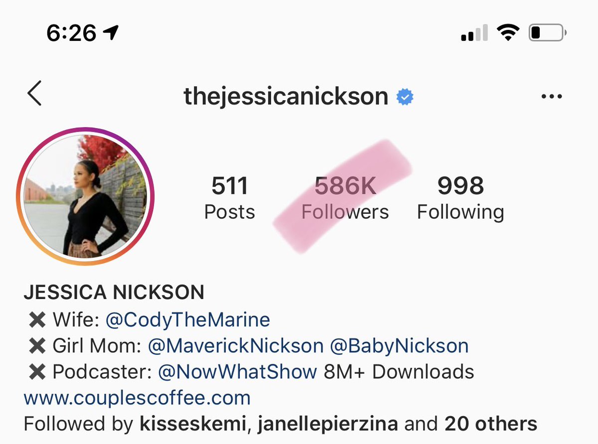 Jessica Nickson  #bb19 586K followersshe averages 42,003 likes per post7.17% of her followers engage by liking her posts4/6