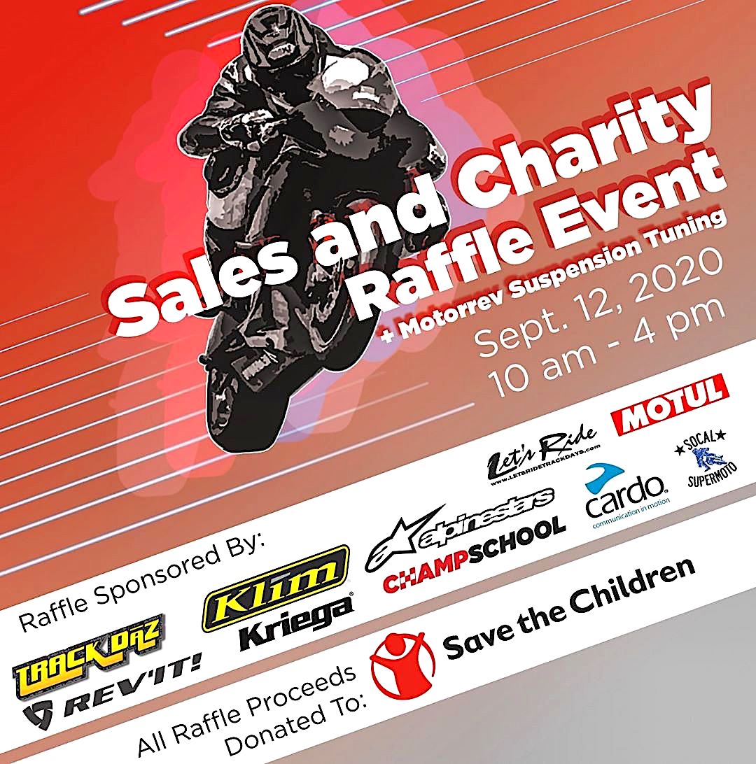 HWoodElectrics's tweet photo. This Saturday (9/12), don't miss out on @BeachMotoLA's Summer Sale & Charity Raffle! Get up to 50% off select items, #MotorRev's #SuspensionTuning, & more!
We had a blast last year giving #ZeroMotorcycles Group Demos, so go visit, & stay safe with #ATGATT (including masks)!
1/2 https://t.co/MT0IsWsIZc