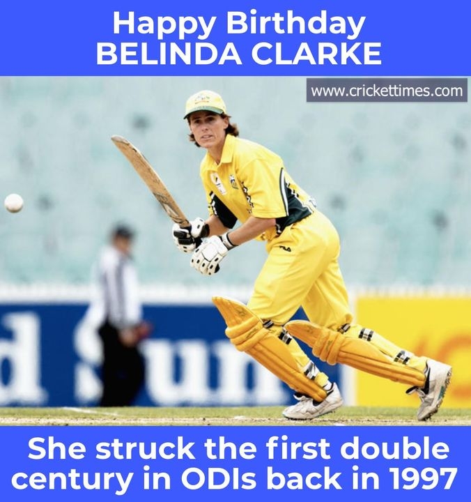 Happy birthday to former Australia captain, Belinda Clark 