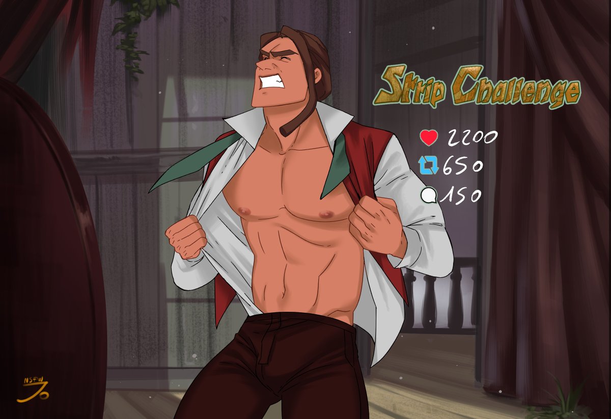 JoNSFW1's tweet photo. Round 2! seems Tarzan doesn't fit well with this dress code  let's help him to get more comfortable....😎#Tarzan #gayyoons #cartoon #gaydisney #disney #nakedchallenge #stripchallenge #bara #baraart #naked #porn https://t.co/ZD54ls5Zqr