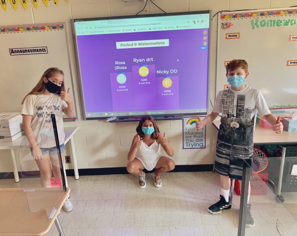 mathismythANG's tweet image. Get to know your classmates with Kahoot!  And the winners are... 👏👏👏