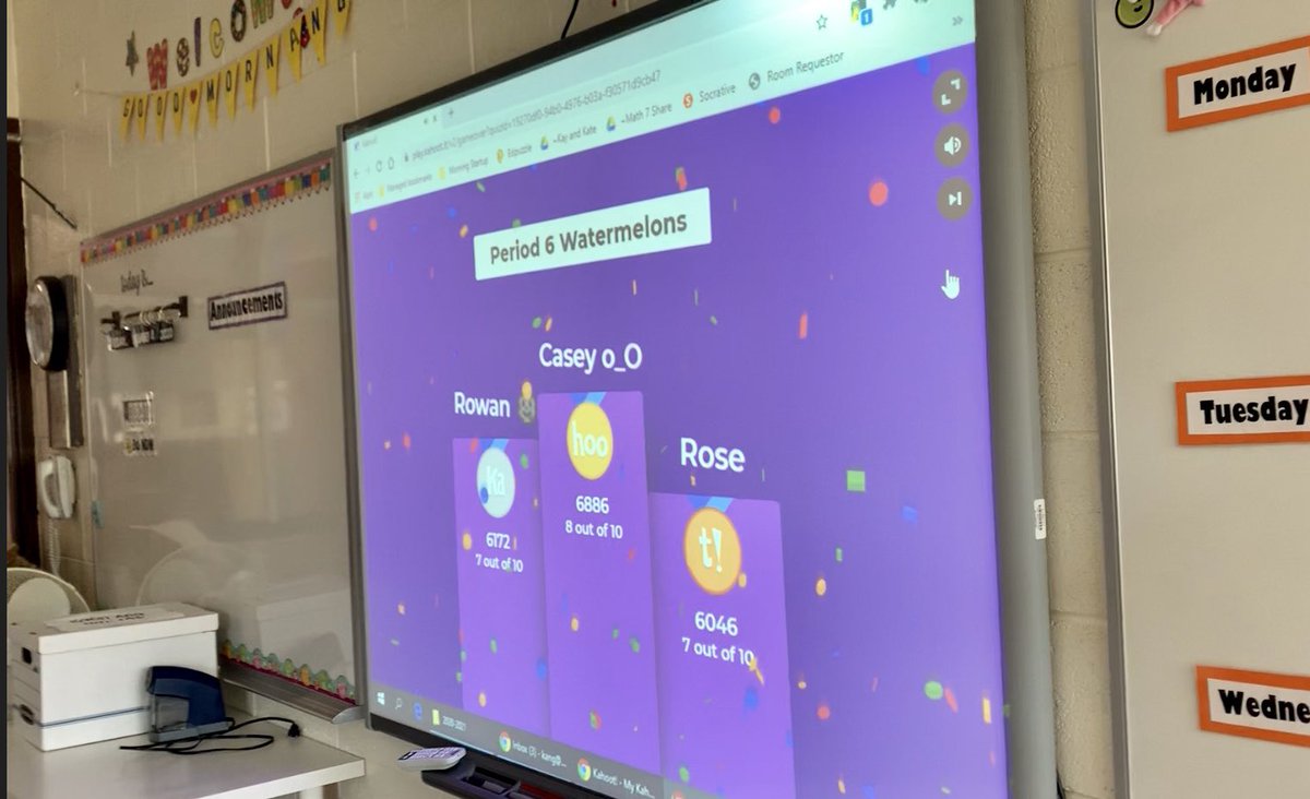 mathismythANG's tweet image. Get to know your classmates with Kahoot!  And the winners are... 👏👏👏