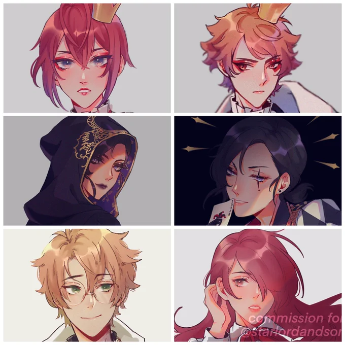 new one since I've drawn more faces in my newer coloring style since i posted the first one LOL 