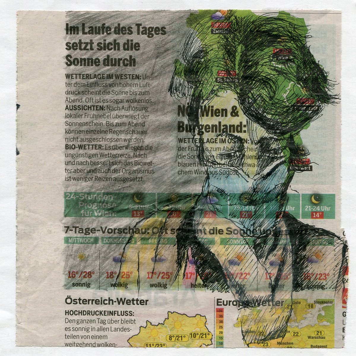 klaustiksketch's tweet photo. >> During the day the sun will prevail <<
#greenhairgirl #greenhairdontcare #bluemask #designerfacemasks #facemasktime #mundnasenschutz
#heute_pendelt_Österreich #artthatspeaks #artthatinspiresme
#trainingscorner #commutersketch #commuterlife #drawintrain #urbansketchers https://t.co/LYwHHFIOGt