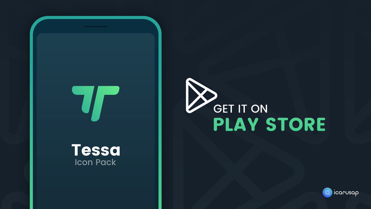 icarusap's tweet image. The wait is over!
Tessa - Icon Pack is live on play store.

- Initial Release
- 420+ icons
- 5 wallpapers

You can get it from here: play.google.com/store/apps/det…

Thanks @widgetology for hosting the app,
@iamvishalkashi for developement, and all the app testers.