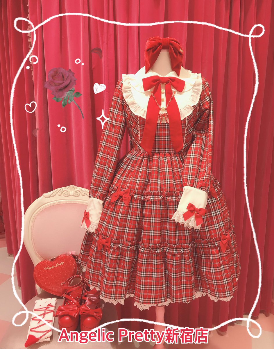 Angelicpretty cute candy checkジャンパースカート 【公式通販】