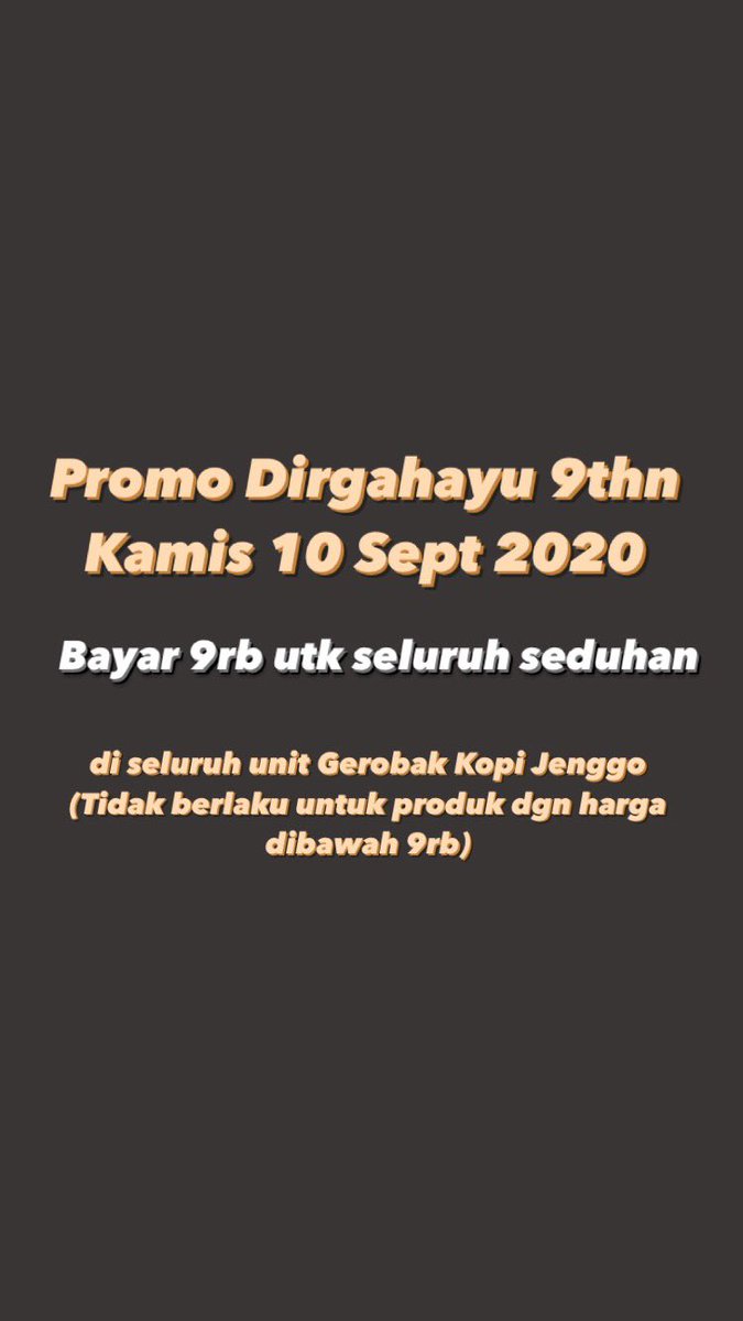 🙏🏻☕️ Selamat Ngopi