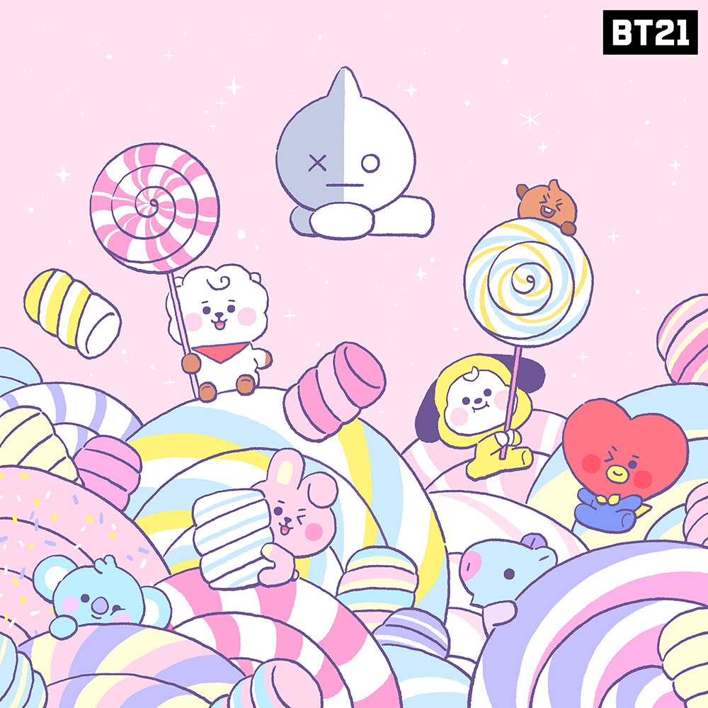 Bt21 Japan Official 甘いものが大好き 可愛いものはもっと好き ゆめかわ Bt21baby Bt21 T Co Jnp8gyithc Twitter