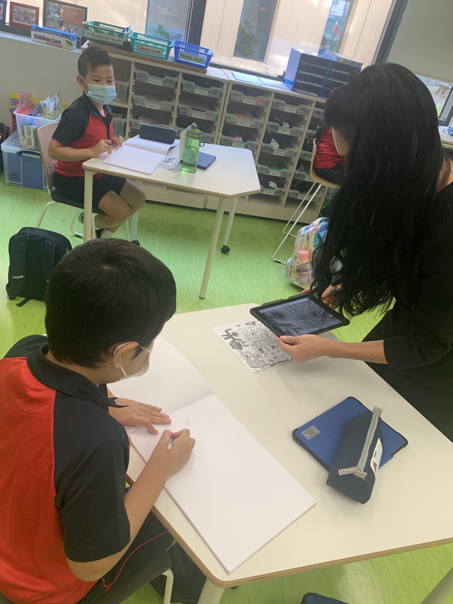 nohabish's tweet photo. Our Gr.3 NT students inquiring into movement outlines using #KeithHaring inspirations! #FluencyEd #CreativityFluency #Art #inquiry @gems_daa gems_daa https://t.co/w0CLAVyn4D