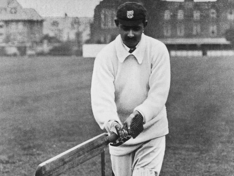BCCI's tweet photo. Remembering the great Kumar Shri Ranjitsinhji on his 148th birth anniversary. 🙏 https://t.co/kMaCKCgieF