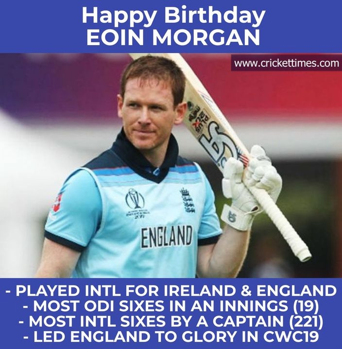 Happy Birthday, Eoin Morgan 