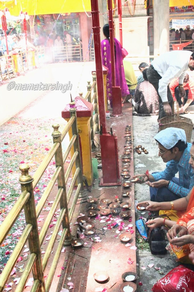 kheer, godess agreed to reside in Lanka. But she soon instructed god Hanuman to shift/install her image at holy spot of Tulmul as she subsequently got displeased with Ravana's vicious & licentious characterAnnual Mela is observed on Shukla Paksha Ashtami in Jyesth month...3/4