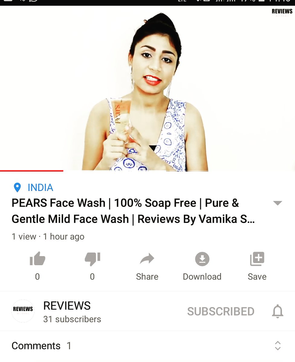 VVIEWFILMS's tweet photo. #newday #newreview #reviewsbyvamika #reviewsbyvamikasingh #reviewsmatter #pears #pearsfacewash #soapfree #soapfreecleanser #hindustanunilever #hindustanunileverlimited #ultramild #ultramildfacewash #unpaid #nonsponsored #usagebasedreviews #usage #reviews #vamikasingh https://t.co/ChA0zwWGEc