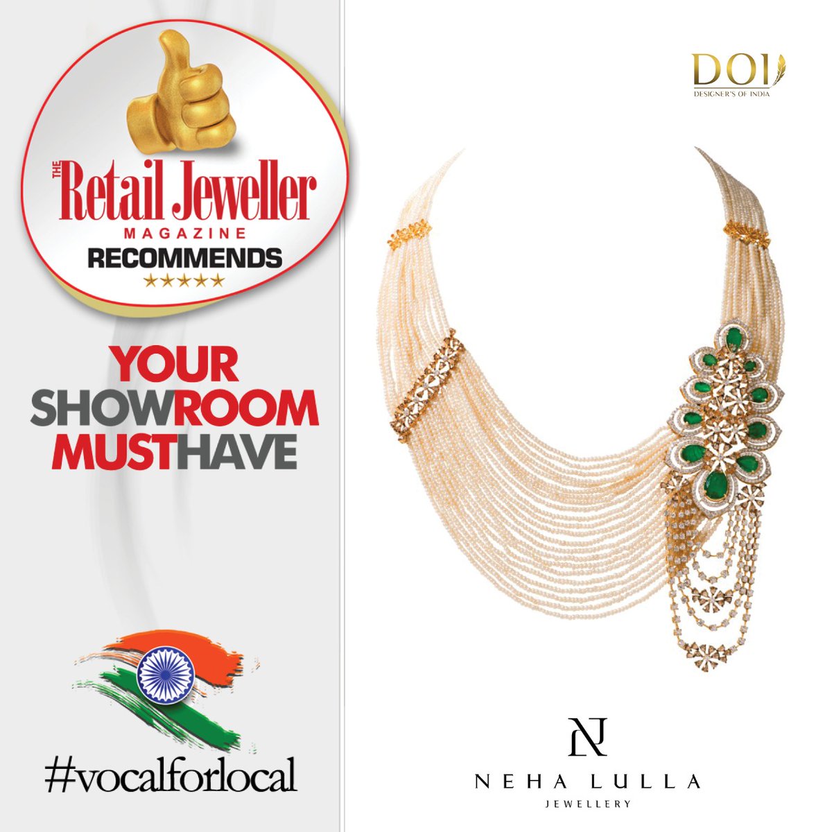 retailjwlrindia's tweet photo. Get ready for the #revival !WhatsApp us on +91-99308 60379 or message us here and we will get you connected with Neha Lulla Jewellery, Mumbai, the leading Design and Manufacturing house immediately.
@NehaLullaJewlry

#vocalforlocalindia #RetailJewellerMagazine #nehalullajewellery https://t.co/sX1EaBiMRx