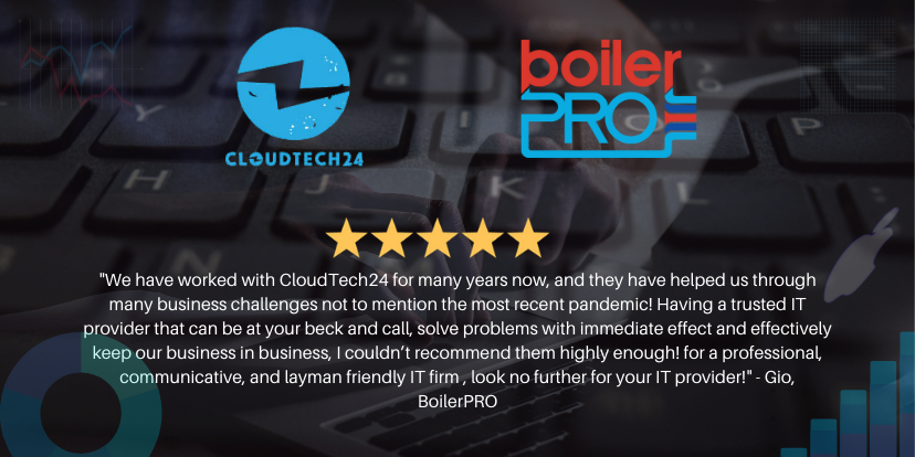 CloudTech24's tweet photo. #FeedbackThursday! 📝

We really appreciate receiving client feedback, here's our latest - thank you @boilerproltd! ⭐

Interested in acquiring IT support for your business? Visit https://t.co/FUDKr0H6Zo for more info #ITsupport #cybersecurity https://t.co/iHMFvrekZC