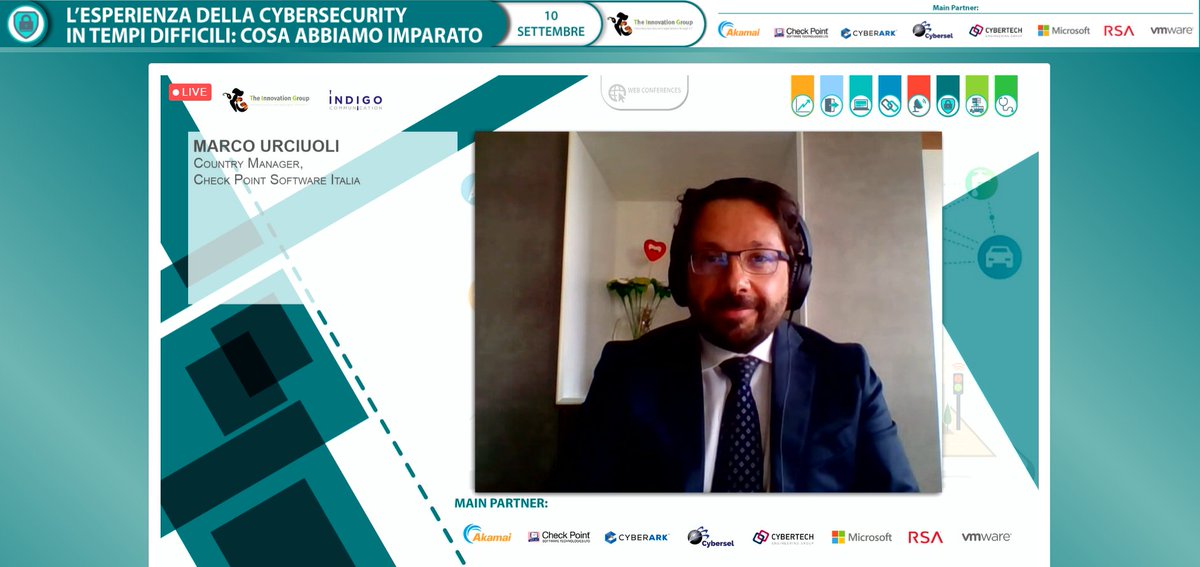 Elena Vaciago (@evaciago) on Twitter photo Marco Urciuoli Country Manager <a href="/CheckPointItaly/">Check Point Italia</a> Alla #cybersecurity serve consolidare, semplificare e avere una maggiore visibilità e controllo, quindi anche automazione per una gestione più efficace
#TIGdigitaly #TIGcybersec Marco Urciuoli Country Manager <a href="/CheckPointItaly/">Check Point Italia</a> Alla #cybersecurity serve consolidare, semplificare e avere una maggiore visibilità e controllo, quindi anche automazione per una gestione più efficace
#TIGdigitaly #TIGcybersec