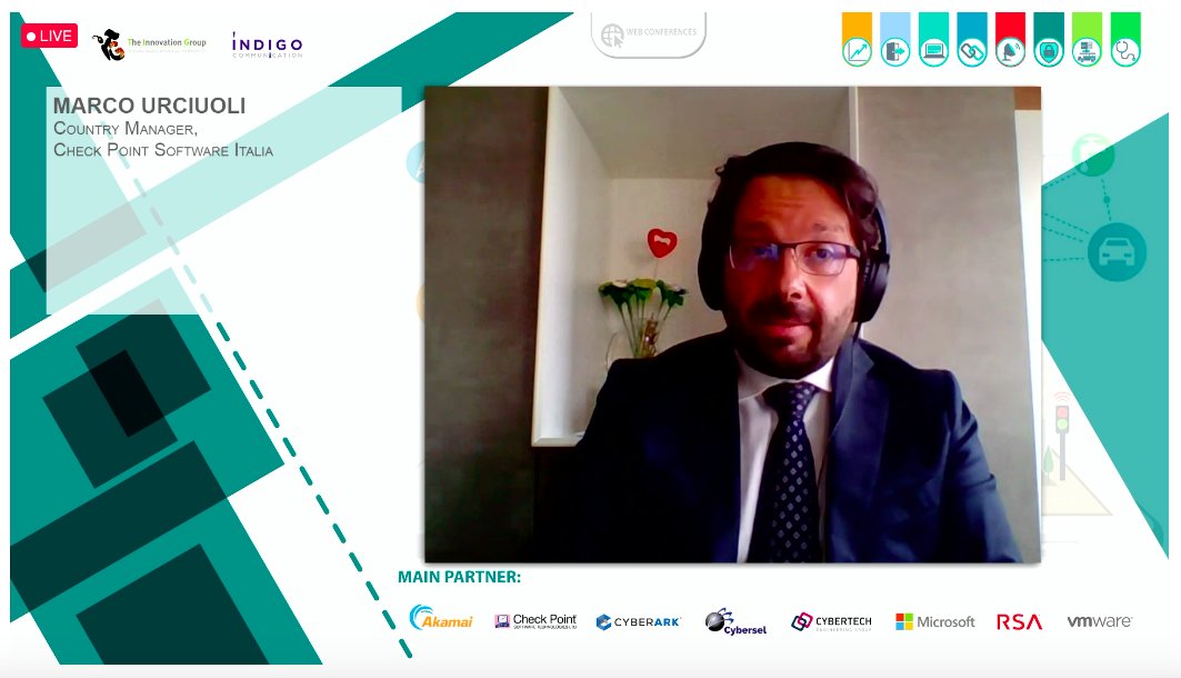 TIG - The Innovation Group (@tig_italia) on Twitter photo Consolidamento: il panormama della #CyberSecurity è vastissimo, la scomparsa dei perimetri è disorientante ma bisogna avere il coraggio di consolidare il rapporto con i player di riferimento
Marco Urciuoli, Country Manager, <a href="/CheckPointItaly/">Check Point Italia</a>
#TIGdigitaly Consolidamento: il panormama della #CyberSecurity è vastissimo, la scomparsa dei perimetri è disorientante ma bisogna avere il coraggio di consolidare il rapporto con i player di riferimento
Marco Urciuoli, Country Manager, <a href="/CheckPointItaly/">Check Point Italia</a>
#TIGdigitaly
