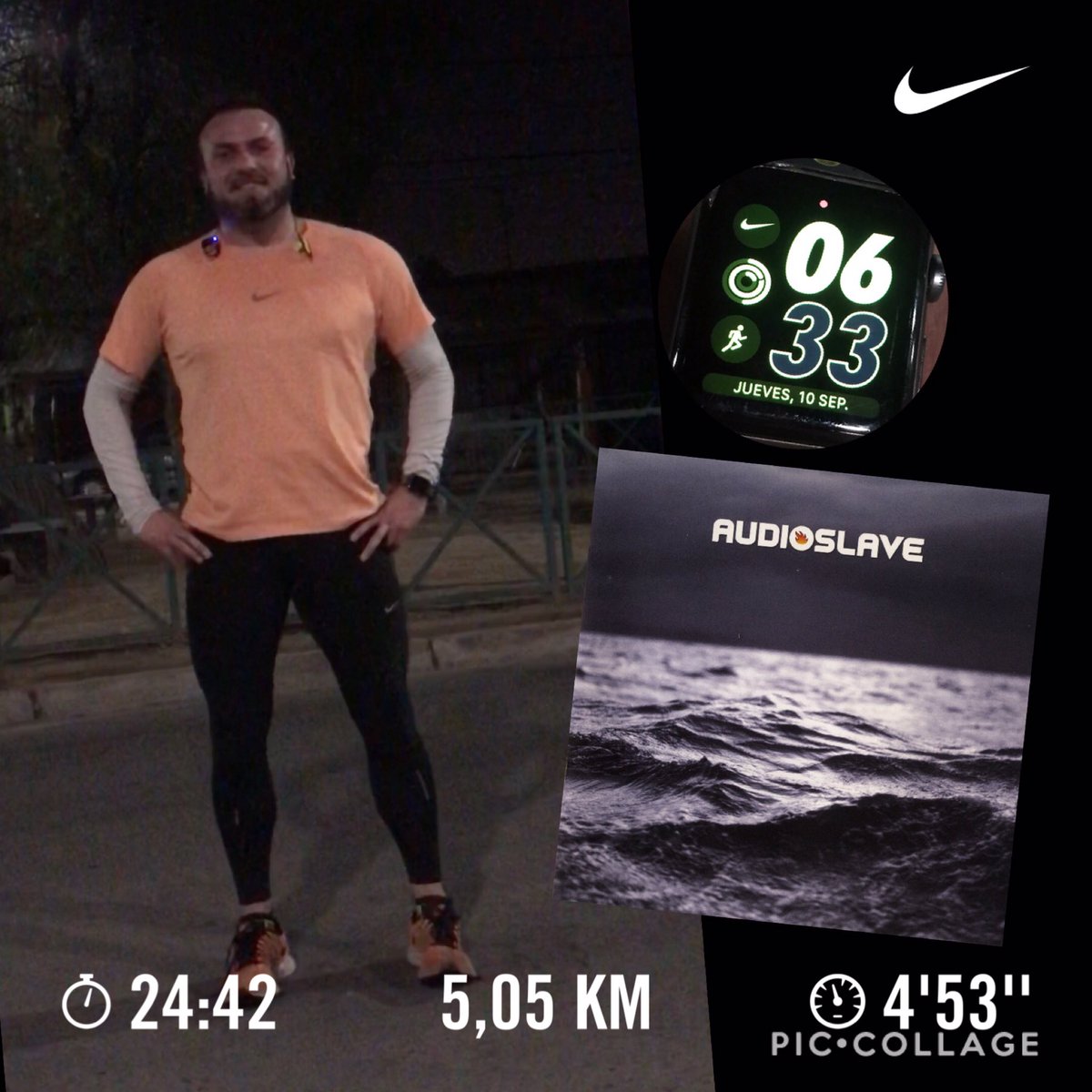 santeinzu's tweet image. #albumdeldia #OutOfExile #Audioslave #run #runrock #nrc #ntc #nikeplus #entrenamiento