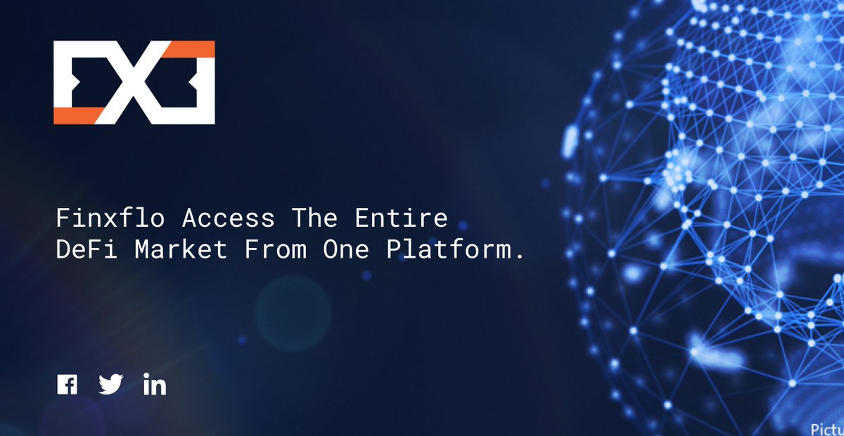 Finxflo's tweet image. #FXF Beta is Live!🔥
Sign Up For Demo Trading Now 👉🏼trade.test.finxflo.com/register

📢Token Sale Live, Limited Supply. 👉🏼ico.finxflo.com
#finxflo #DeFi #cryptocurrencytrading 

✔Finxflo is the world's first global #DeFi protocol and cryptocurrency exchange aggregator.