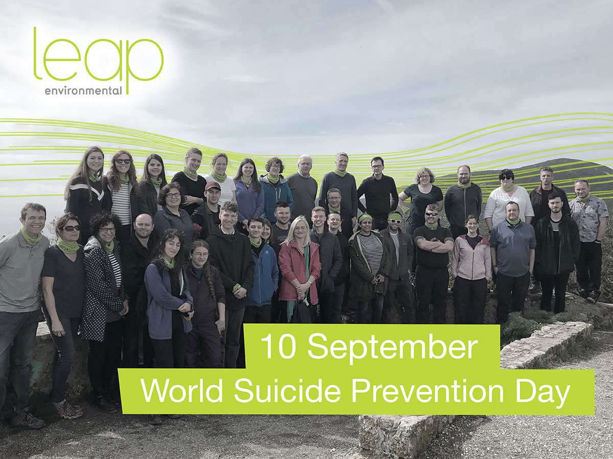 LeapEnv's tweet image. At LEAP, we believe breaking the silence surrounding mental health issues is a crucial step towards providing a safe and healthy workplace which can play a vital role in suicide prevention. 
#StartTheConversation #MatesInMind #TeamWork