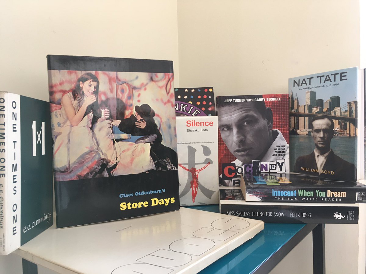 New acquisitions; all available from our brand new website! #shusakuendo #claesoldenburg #cockneyrejects #proofcopies #firsteditions #eecummings #williamboyd