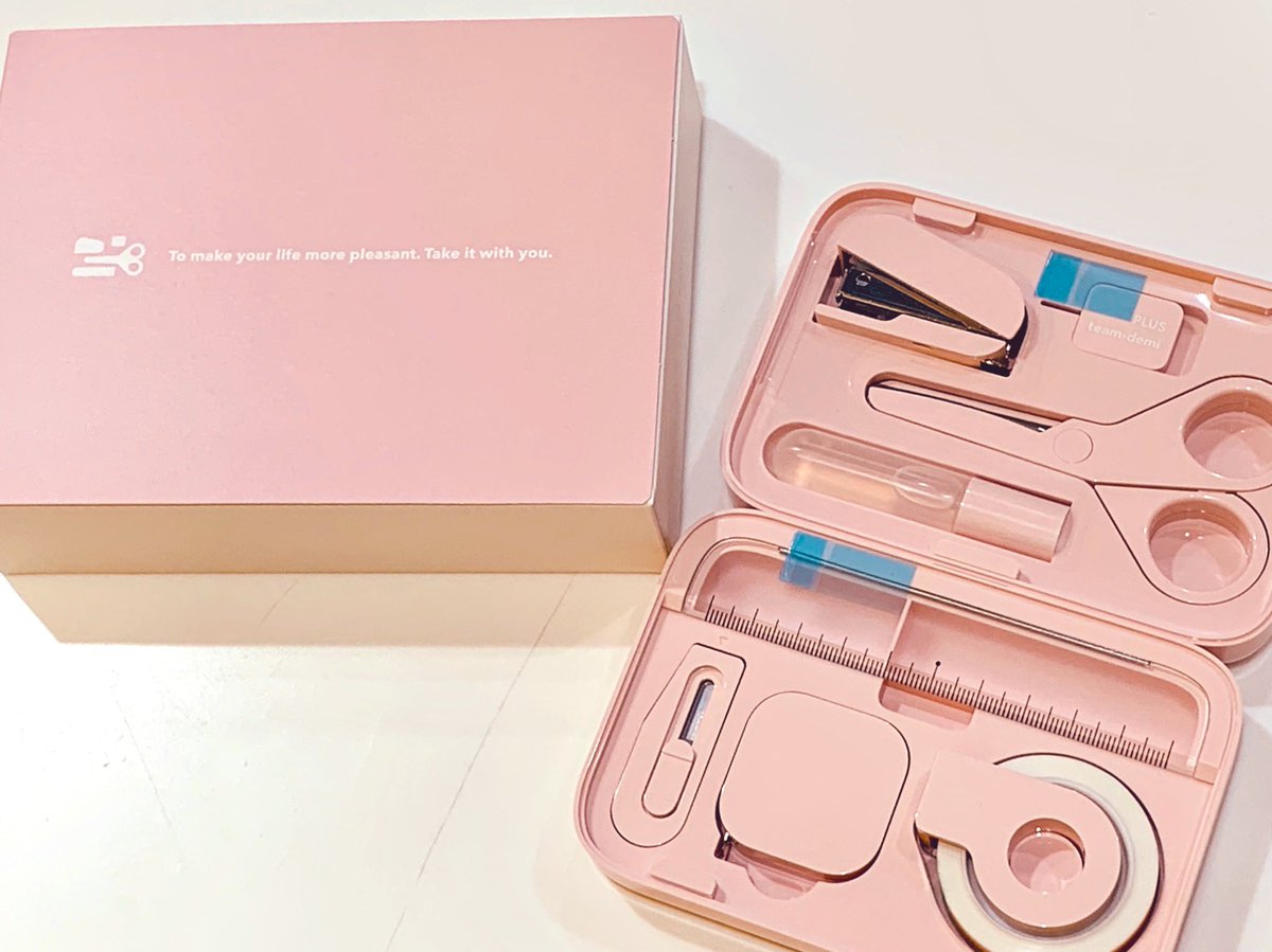 1984年に発売した手のひらサイズの文具セット #チームデミ が美しく