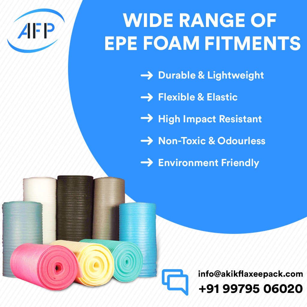 By monitoring most recent turns of events, we are offering a wide range of epe foam fitments, It satisfies your necessities for packaging, transportation and marketing objectives that are useful and financially savvy. Enquire your product today on 9979506020
#epefoamfitments #AFP