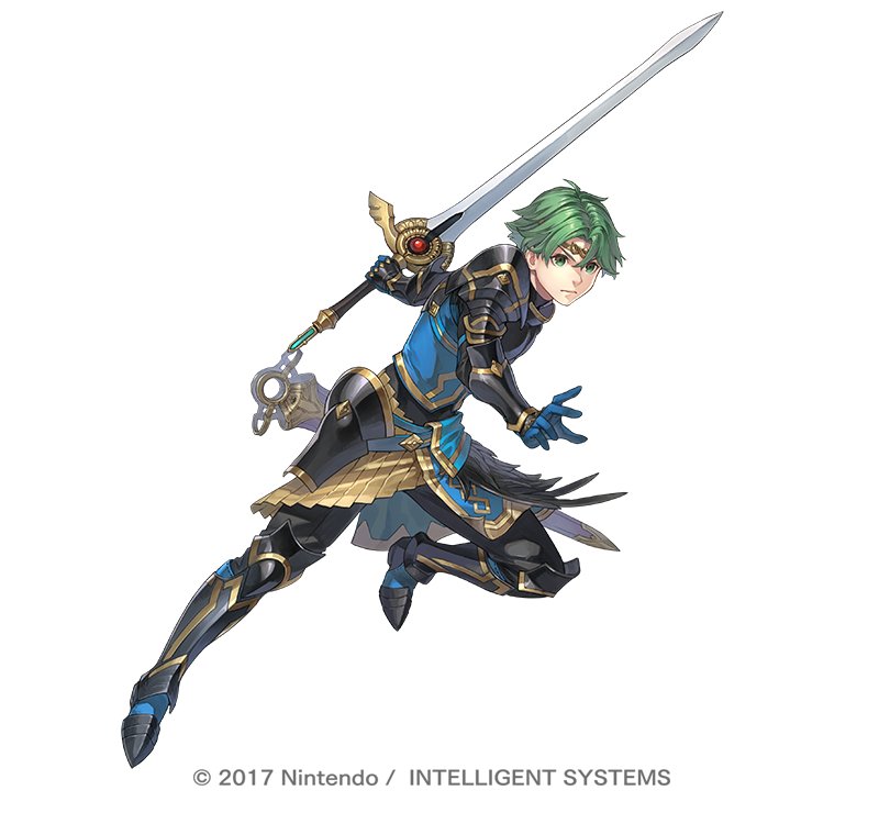1boy green hair male focus armor weapon solo sword  illustration images