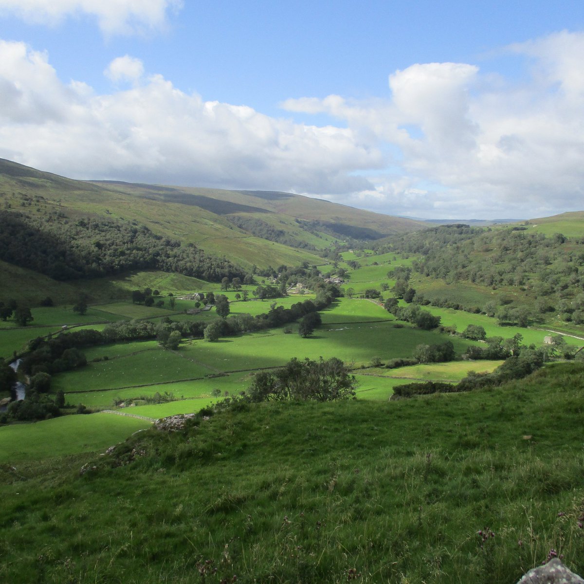 Upper Wharfedale from Lady Anne's Way. Glorious.