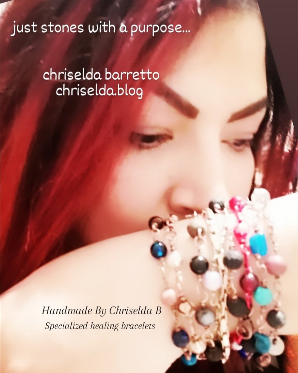 just stones with a purpose...

Specialized Healing bracelets on 'Hand Made By Chriselda B'

Visit 'chriselda.blog'
chriselda.blog/specialized-ch…

#myjewelry #healingjewelry #HandmadeByChriseldaB #handmade #ChriseldaBarretto #followChriseldaBarrettoApp #followchriselda.blog