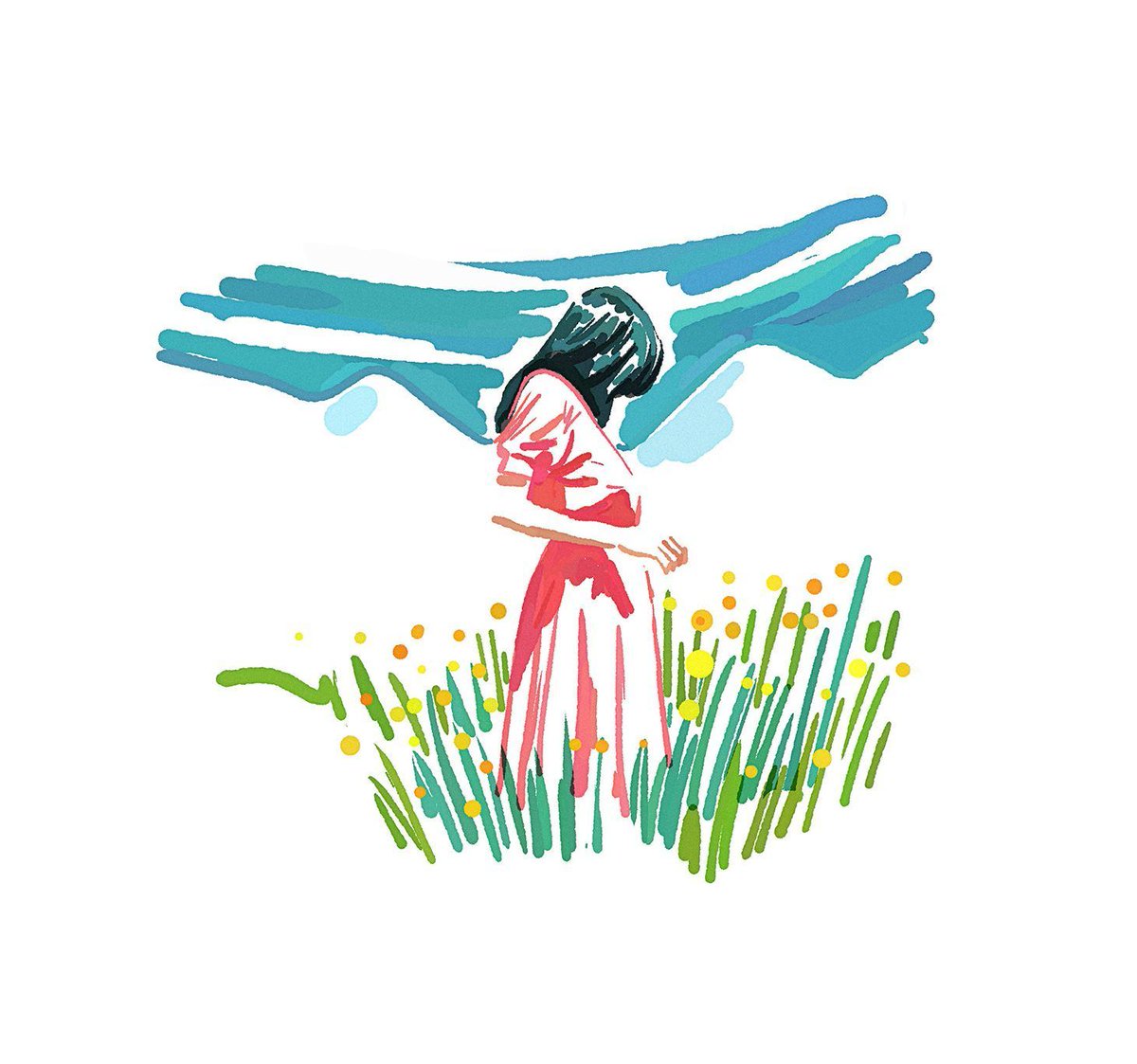 It's fresh, it's so fresh, it's exciting... ☀️🌺 @clementsoulmagnon strectches summer with his illustrations 
More to come 

#eddytalent #eddytv #eddy #kool&amp;thegang #illustration #graphic #simplycooldesign #graphicdesign #design #designspiration  #artwork