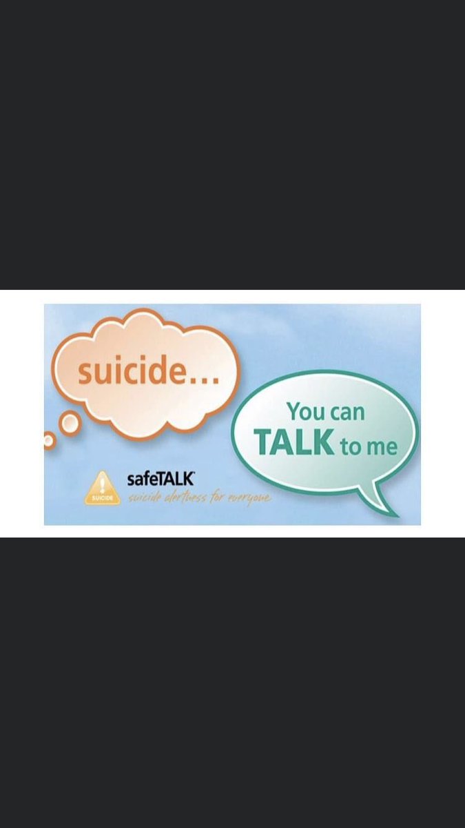 orlsmcl's tweet photo. World suicide prevention day -It’s safe to talk to me. Always free for a chat. #ItsOkayToNotBeOkay #safetalk  #SuicidePrevention https://t.co/ddLyBQ5BhT