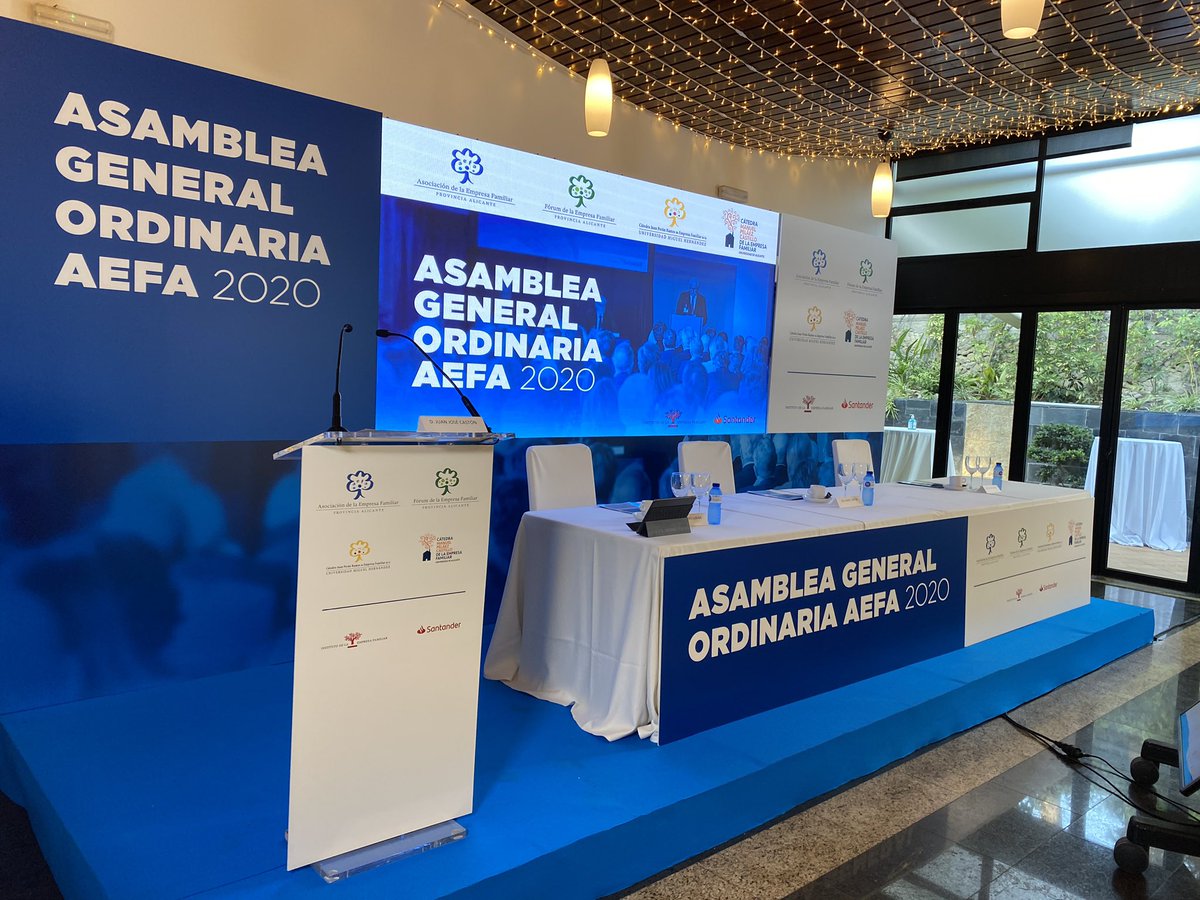 AEFALICANTE's tweet photo. 🌳 ¡Buenos días! Llegan los asistentes a la Asamblea General AEFA 2020 #AGAEFA20 que hoy celebramos en el @RMaestral.

¡Un año más celebrando en reunión, la unión de la #EmpresaFamiliar de la provincia de #Alicante! https://t.co/otEsSiSzj7