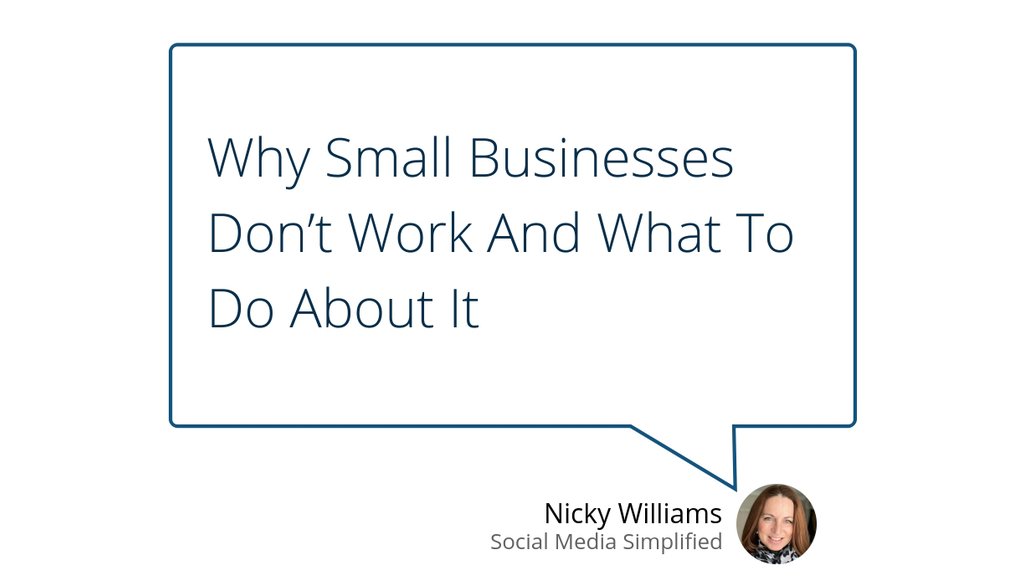 You need to know this, because your entire business process is a business marketing sales and operations.

Read the full article: Why Small Businesses Don’t Work And What To Do About It
▸ lttr.ai/WNVt

#smallbiz #Business #SmallBusiness