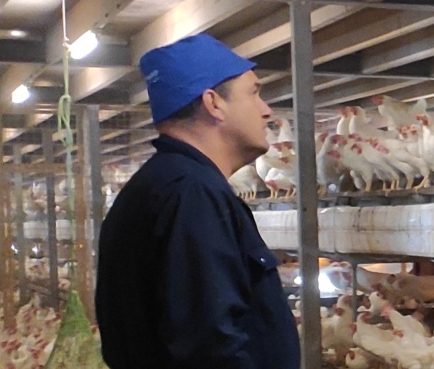 Vandaag is <a href="/janssen_alex/">Alex Janssen</a> op bezoek. Hij komt naar onze oudere dames kijken. 🐔🐔🐔