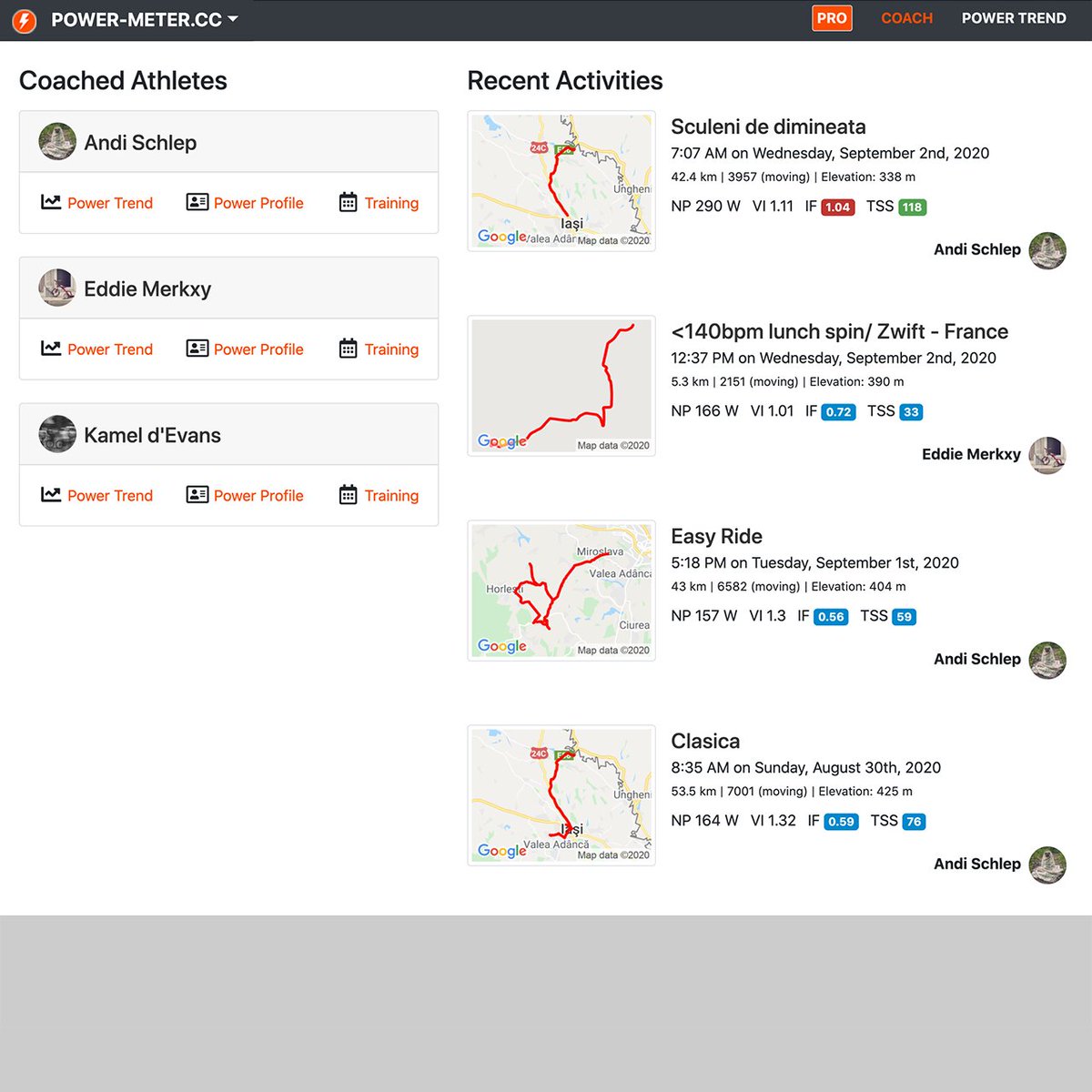 PowerMeterCC's tweet photo. Coaching functionality is LIVE! PRO subscribers can give their coach access so they can analyse rides and give advice
.
🏆 _ _ _ 🚴‍♀️💥💨 
.
.
#powermeter #powermetertraining #strava #zwift #powertap #quarq #4iiii #srm #power2max #triathlon #stravacycling #triathlontraining https://t.co/aGiUYfK3dT