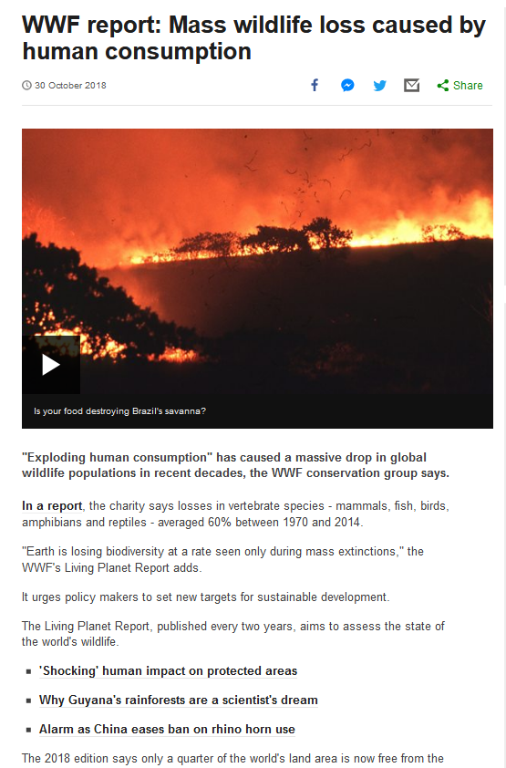 James_Borrell's tweet photo. The Living Planet Report: 2020s news headlines virtually indistinguishable from 2014, 2016 or 2018... clearly, the message does not permeate. Perhaps we need to this differently? #conservation https://t.co/qjZCTCezOl