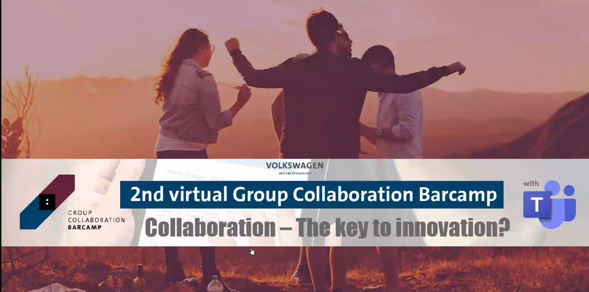 NoeHarald's tweet photo. Gleich geht es los! #gcbar20 #virtual @VWGroup ich freue mich auf ein tolles und inspirierendes Barcamp :-) https://t.co/VUShOcBHZq