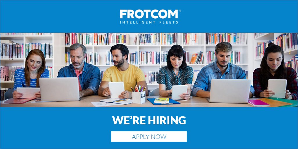 frotcom's tweet photo. Would you like to work at #Frotcom? Check our job opportunities or apply spontaneously and join us!
https://t.co/jHvDuoKiGW
#jobopportunity #recruiting #joinourteam https://t.co/rqKZrGwpwg