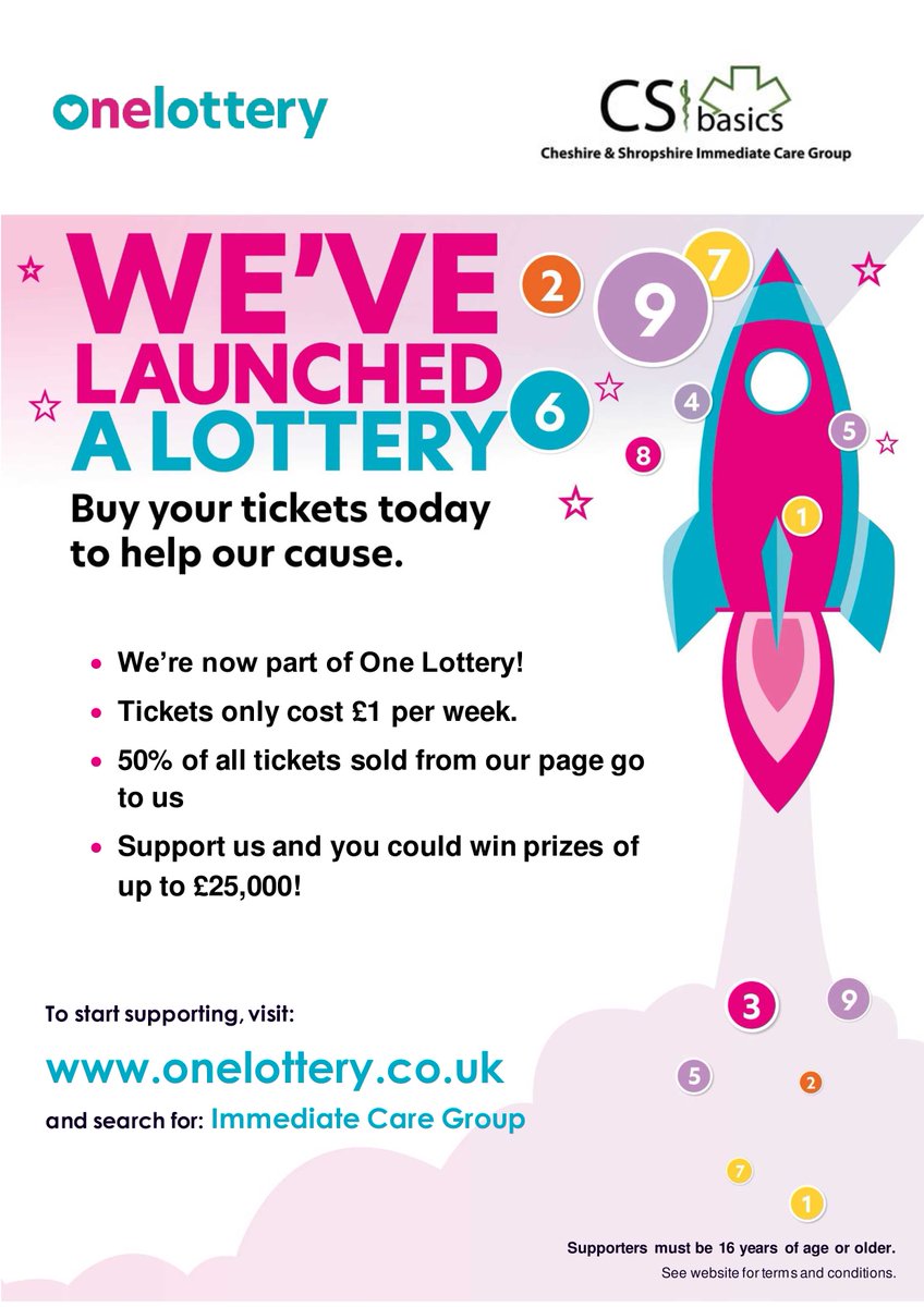 NWPCCC's tweet photo. Following on from #999Day, we are pleased to say we've launched a lottery!

Can you spare just £1 a week?
Each ticket has a 1 in 50 chance to win a prize
A top prize of £25k and smaller prizes are available

Interested?

Please visit - https://t.co/OVVzStiwEO https://t.co/PTpNCd1CMW