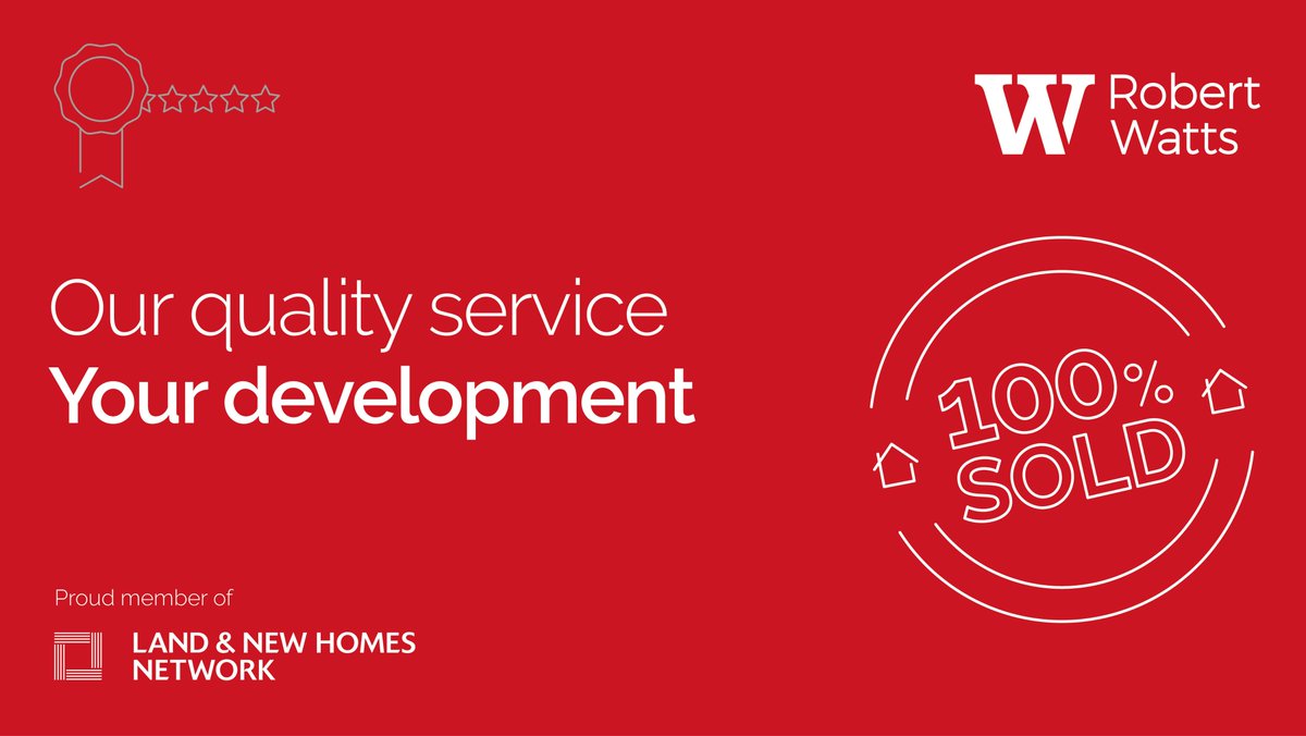Did you know about our Land &amp; New Homes division, headed by three of our directors John &amp; James Watts &amp; James Hart?
We're part of the leading national <a href="/LNHNetwork/">Land & New Homes Network</a>, helping to develop our expertise in the booming land &amp; new homes sector.

📞 01274 689589
💻 robertwatts.co.uk/other-services…