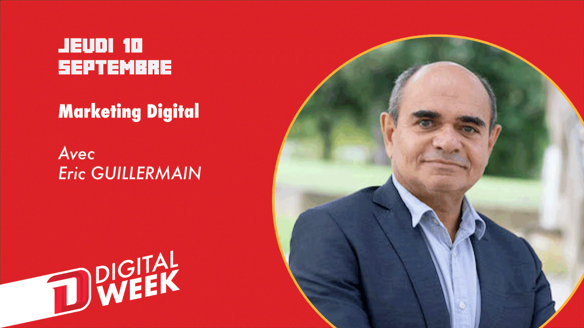 Day3 de la #DigitalWeek avec <a href="/EricGuillermain/">Eric Guillermain</a> (<a href="/EGuillermain/">Eric Guillermain</a>) pour parler de Marketing Digital !

@idrac_lyon <a href="/IDRAC_BS/">IDRAC Business School</a> @IDRAC_PGE