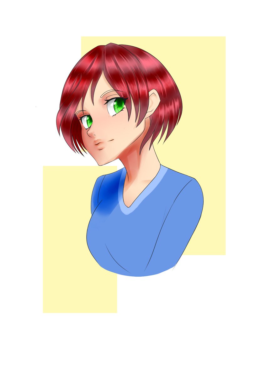 ahmedxQB's tweet photo. Simple oc in anime style 
#art #drawing https://t.co/ELEtqbB5ND