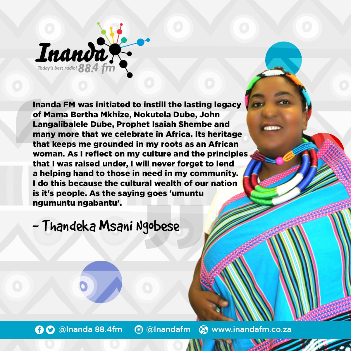inanda884fm's tweet photo. Zibeke ethubeni lokuwina hamper ngoku Vakashela amakhasi wethu ezinkundleni zokuxhumana usho nawe ukuthi yini eyenza inanda fm ibe igugu kuwe.
@sivusumuzi
@HRH_QueenMapule
#Zithole #Zazi #Ziqhakambise #Igugu https://t.co/1wD9NNPn0J