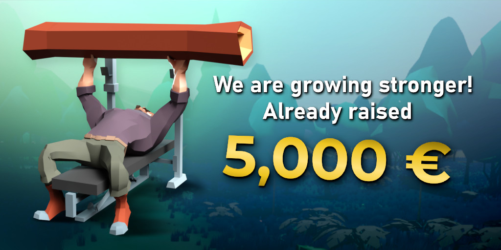 GameDesand's tweet photo. Hi guys! Thanks to 272 backers, we raised over 5 000$ on @kickstarter. #WoodZone team is very thankful🙏
Together we can achieve our goal!
#Kickstarter👇
https://t.co/sibQDonW8N
#DeSand #indiedev #gamedev #indie #indiewatch #lowpoly #indievideogames #Forestry #wood #lumberjack https://t.co/HSclqpl7au