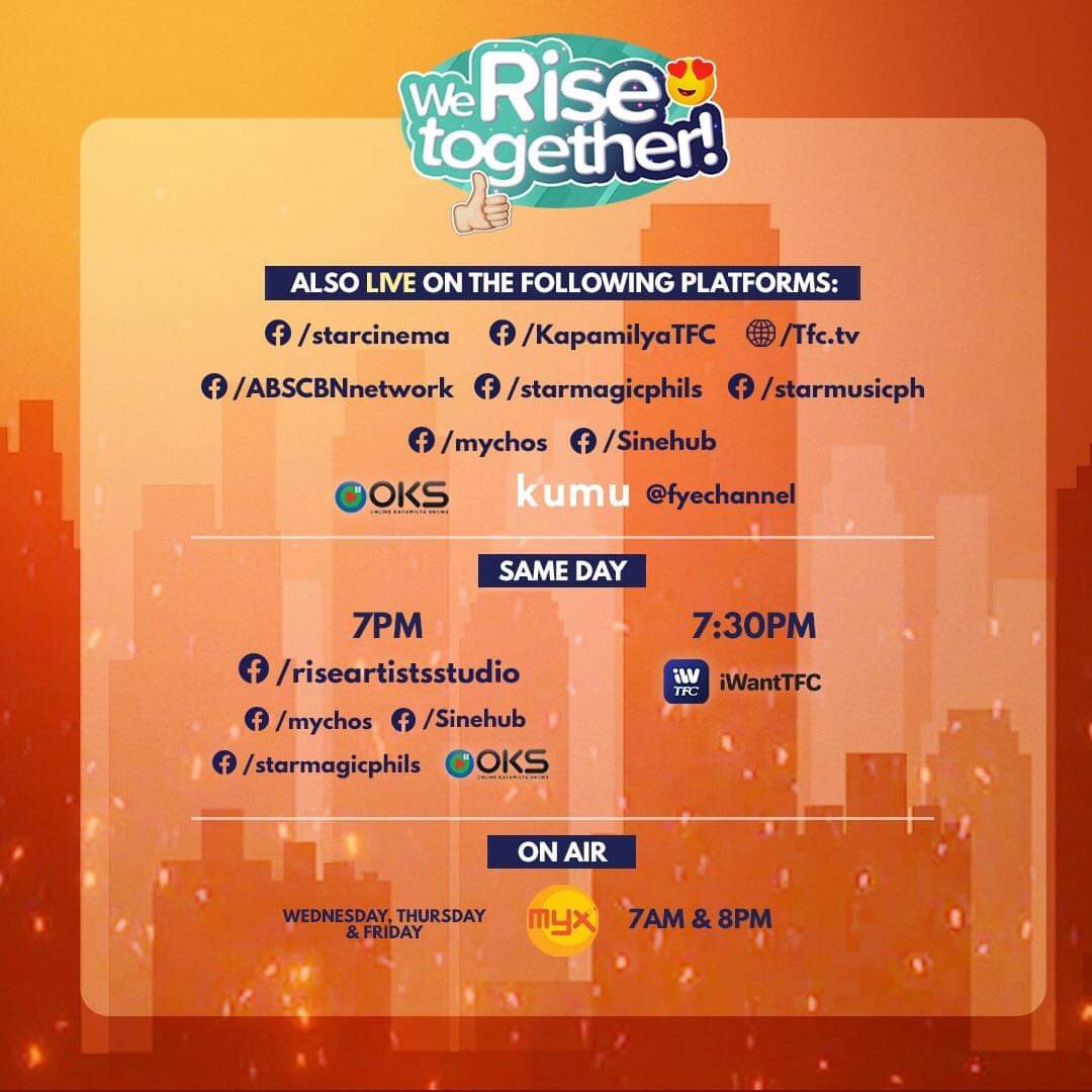 riseartistsph's tweet photo. #WeRiseASoldiersHeart with gerald anderson, sue ramirez, jerome ponce, elmo magalona, yves flores, and carlo aquino tomorrow! ✨

12nn on our https://t.co/WnaAKpdsTz and https://t.co/LK7aRtdCFK! https://t.co/agmMOm8xgA