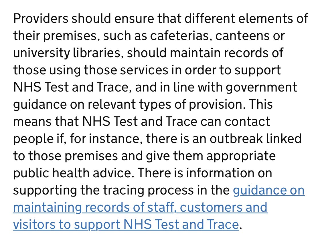 If there’s an outbreak associated with the library, that’s a huge chunk of the student population and surely that means campus needs to shut down. Libraries are things most students actually need?