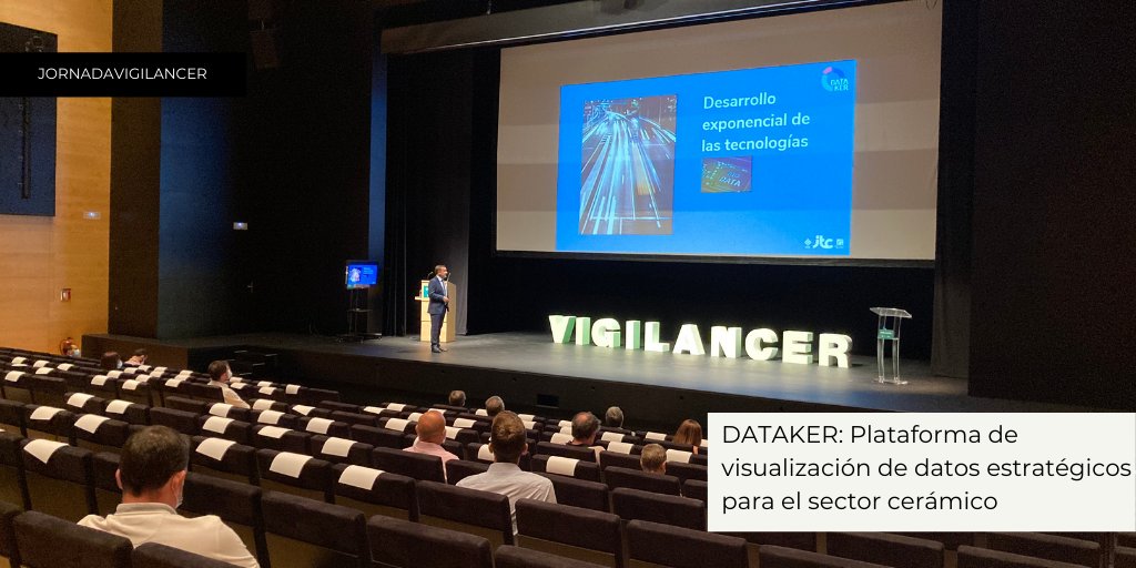 vigilancer_ofi's tweet photo. Vicente Lázaro, nos presenta la versión Beta de la plataforma DATAKER del @ITC_ceramica 

DATAKER analiza diferentes factores críticos para el mercado de la cerámica utilizando técnicas y herramientas de Big Data #JornadaVigilancer https://t.co/o6ji2oRuom